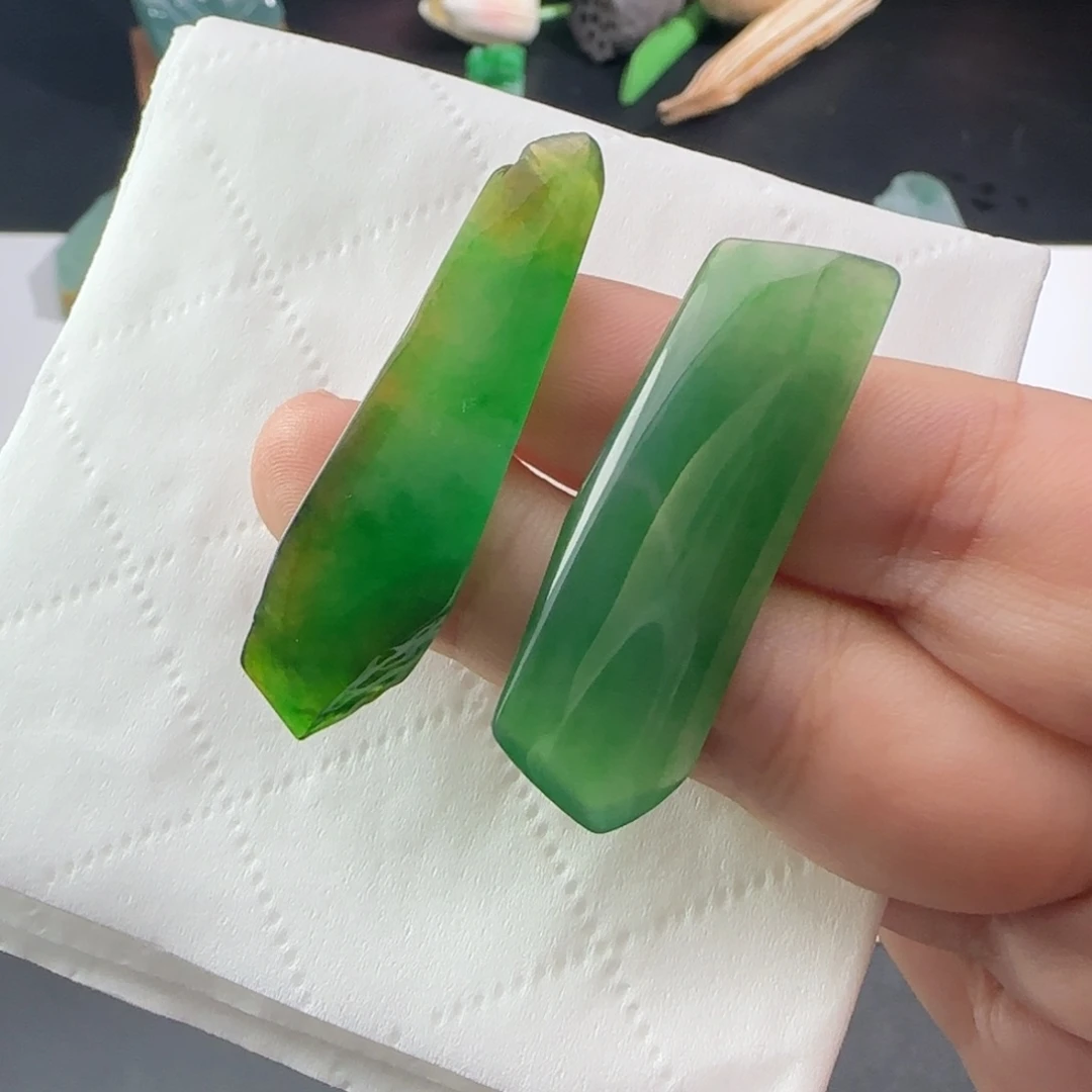 定制翡翠未镶嵌材料