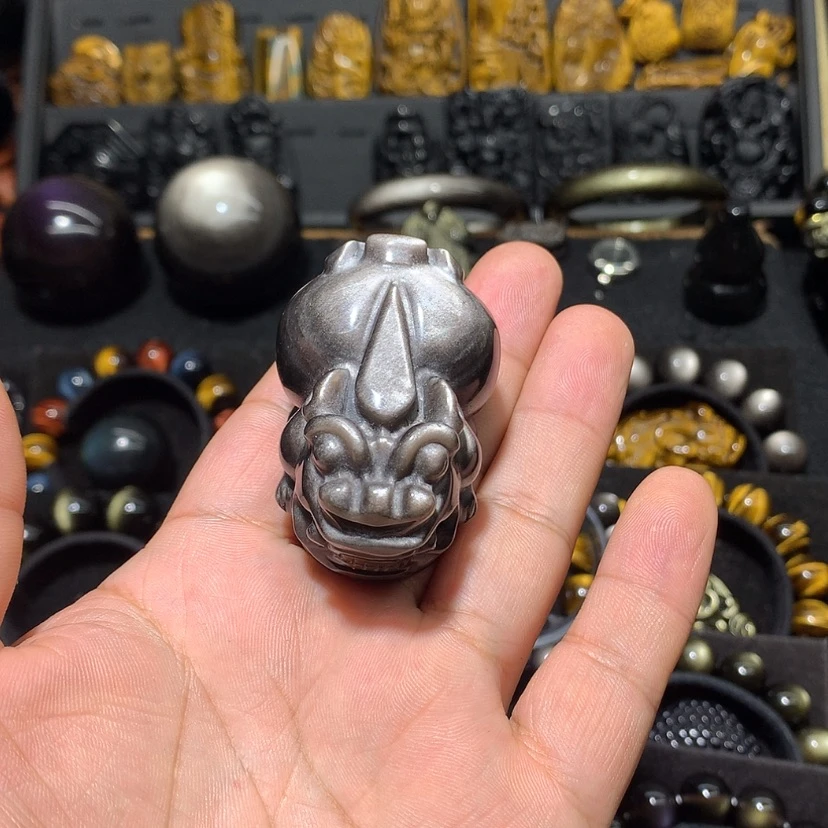 【闪购商品】黑曜岩珠宝奇石未镶嵌