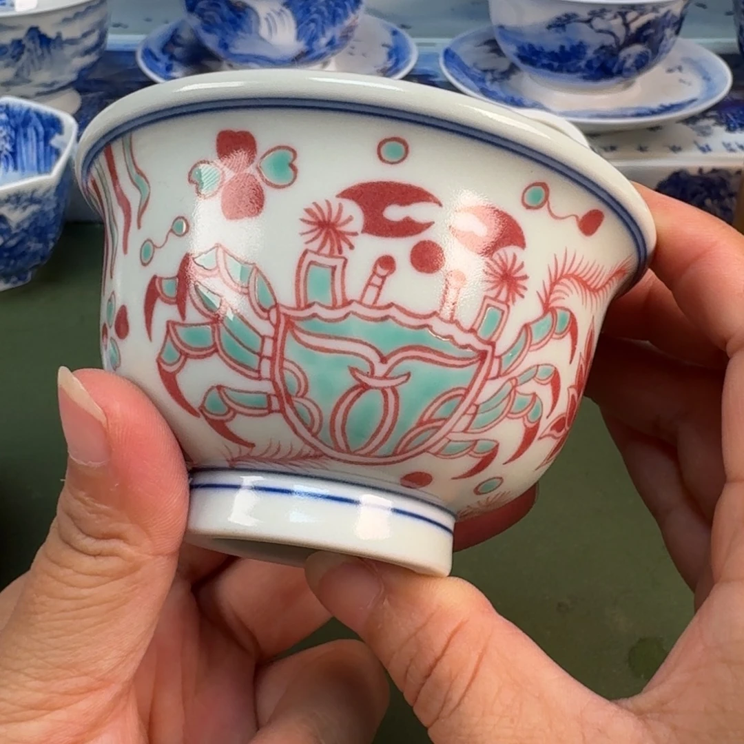 景德镇纯手绘茶具圆圆217
