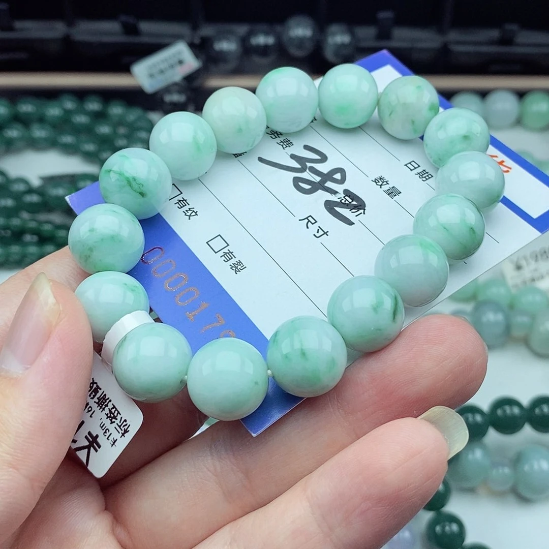 翡翠未镶嵌颈饰翡翠手链项链手串