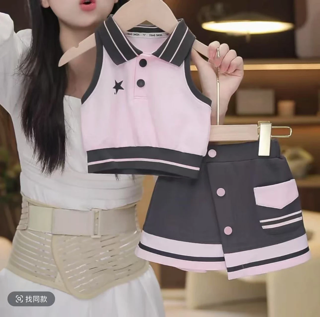 【星趣潮童】女小童学院风套装2025新款女宝宝女童春装2025新款爆款