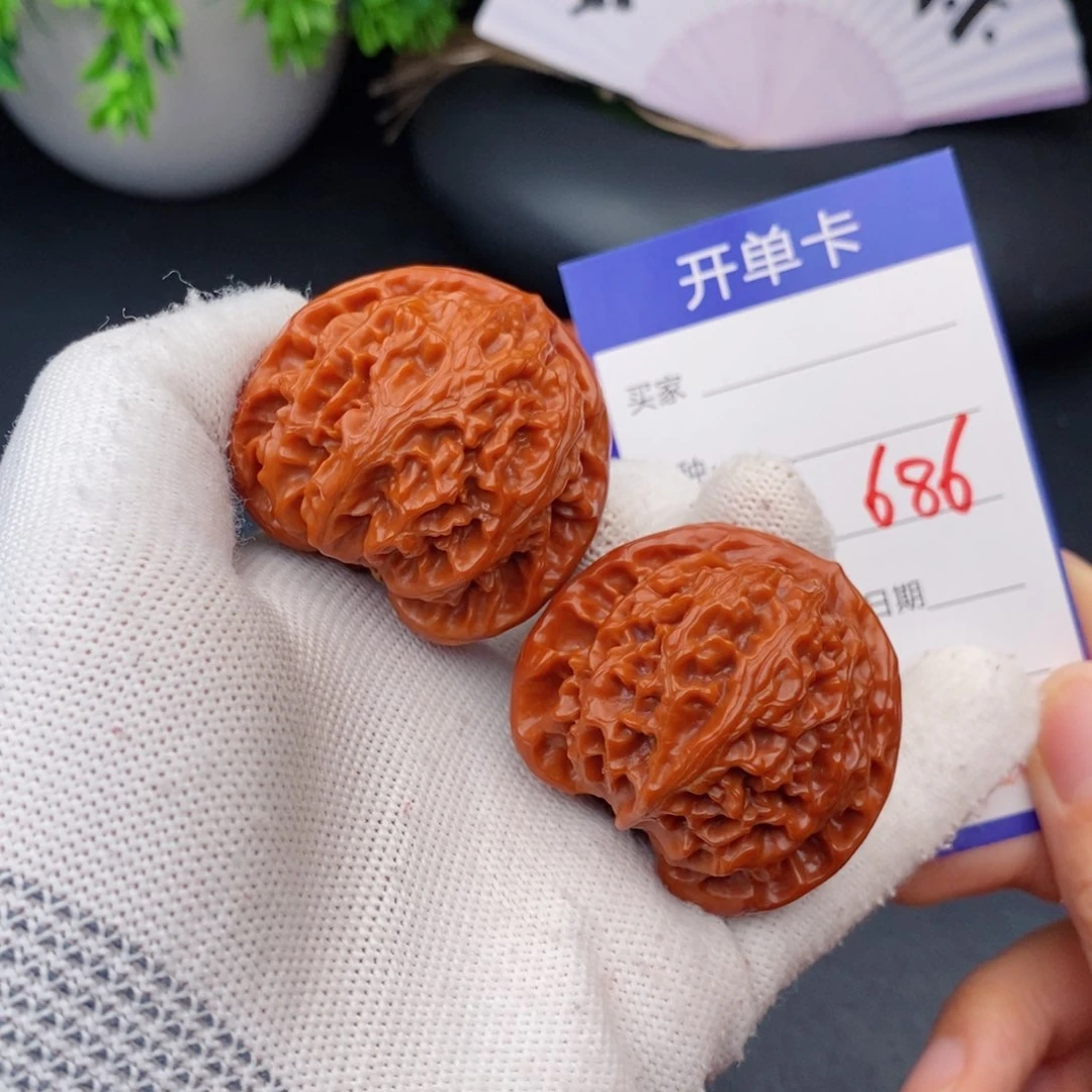 文玩核桃把件42宫灯686