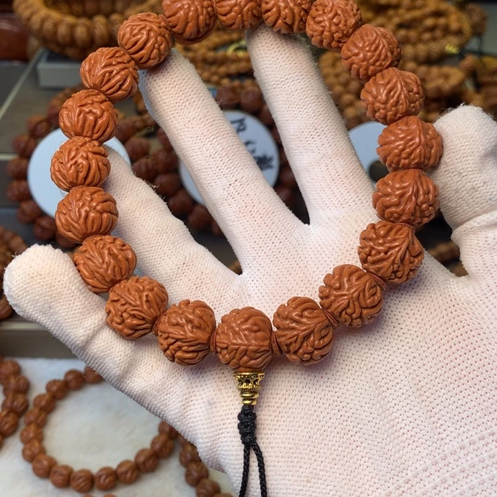 手串桃核秦岭龙纹