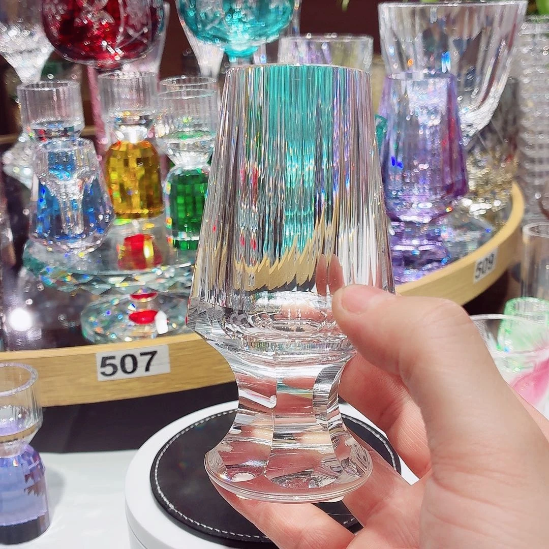 哭***蒋水晶玻璃平底款威士忌