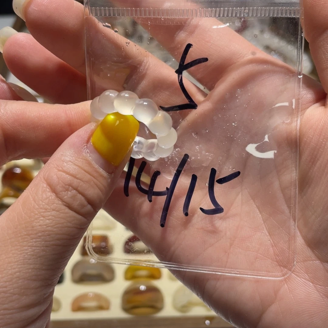 玛瑙/玉髓戒指未镶嵌