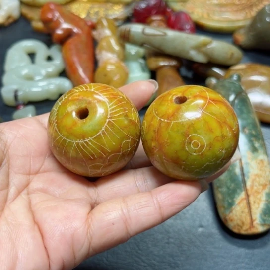 吊坠白玉菩提把件