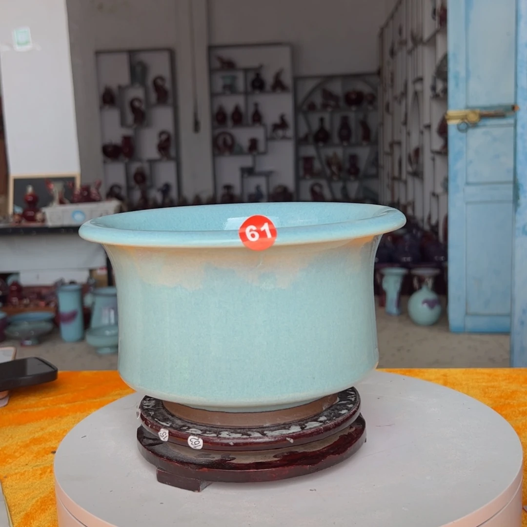 摆件郑家钧窑摆件微