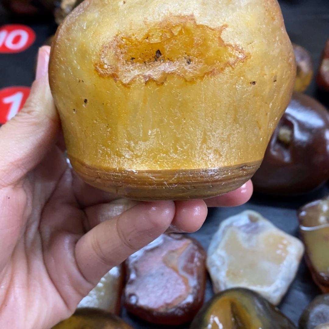 玛瑙/玉髓未镶嵌手把件