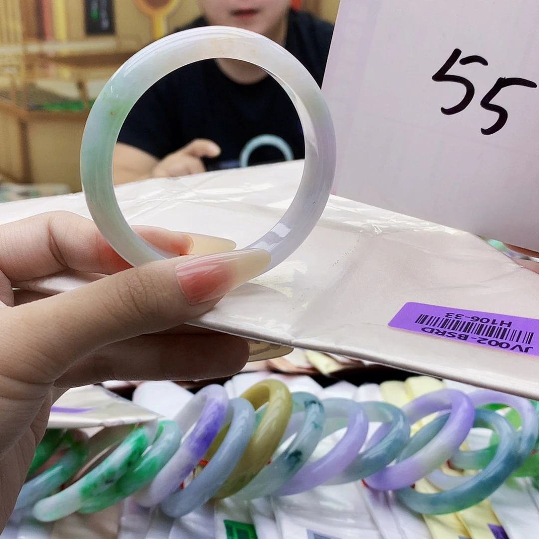 翡翠未镶嵌手镯jnn