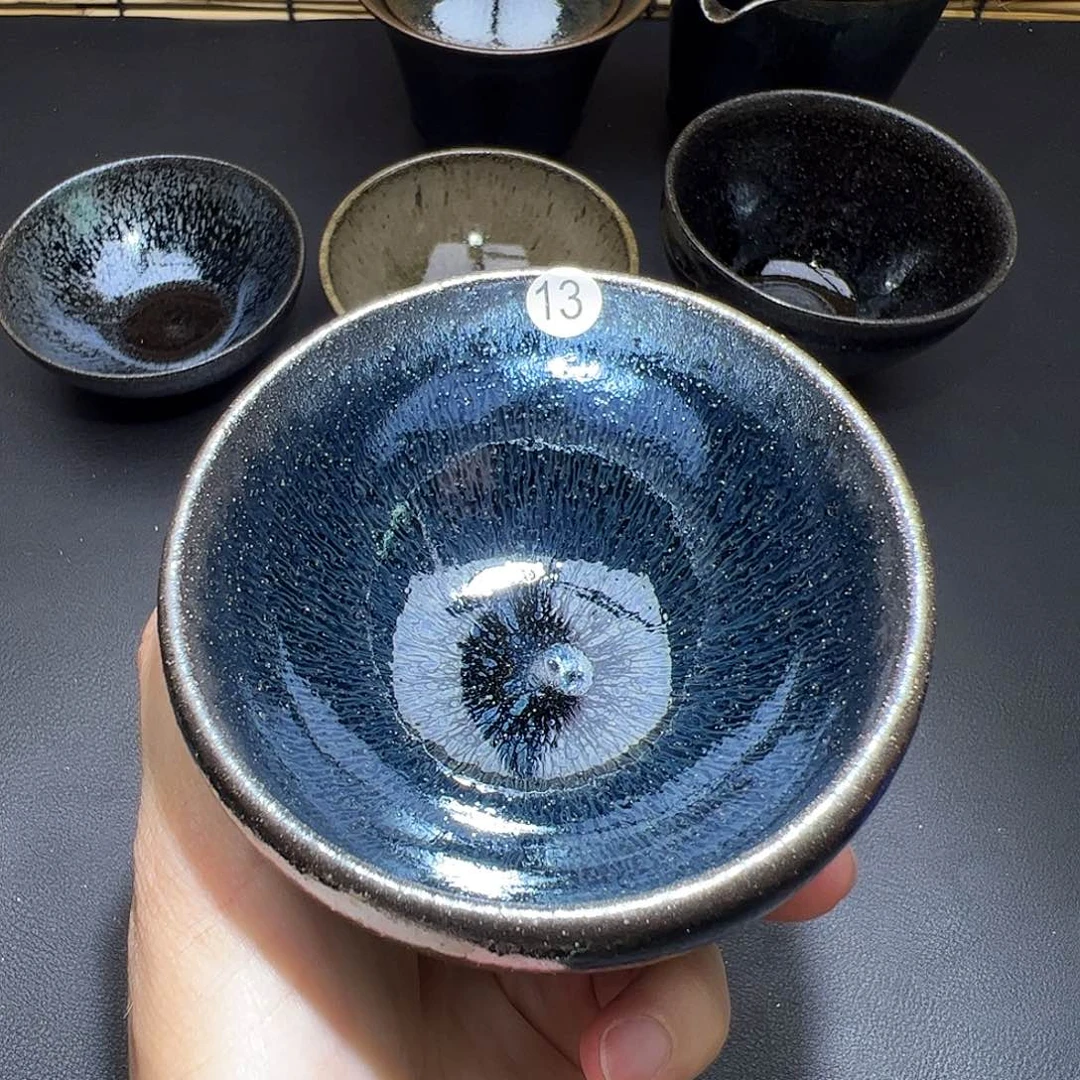 茶盏龙窑柴烧建盏