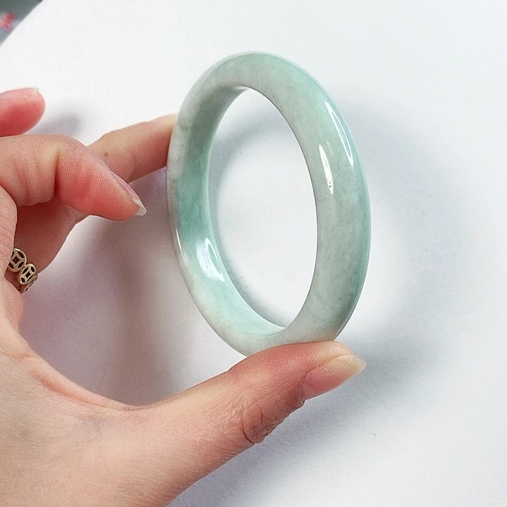 蓝田玉（蛇纹石化大理石玉）手镯未镶嵌