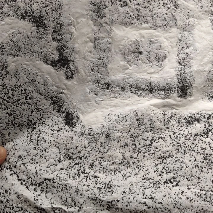 直****水牛拓片一张四尺的
