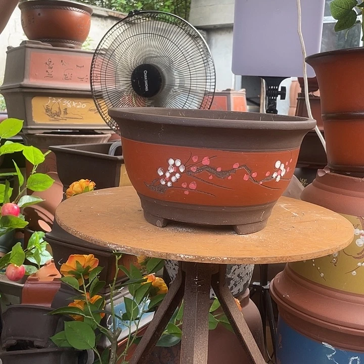 红富贵点菜大花盆紫砂花盆