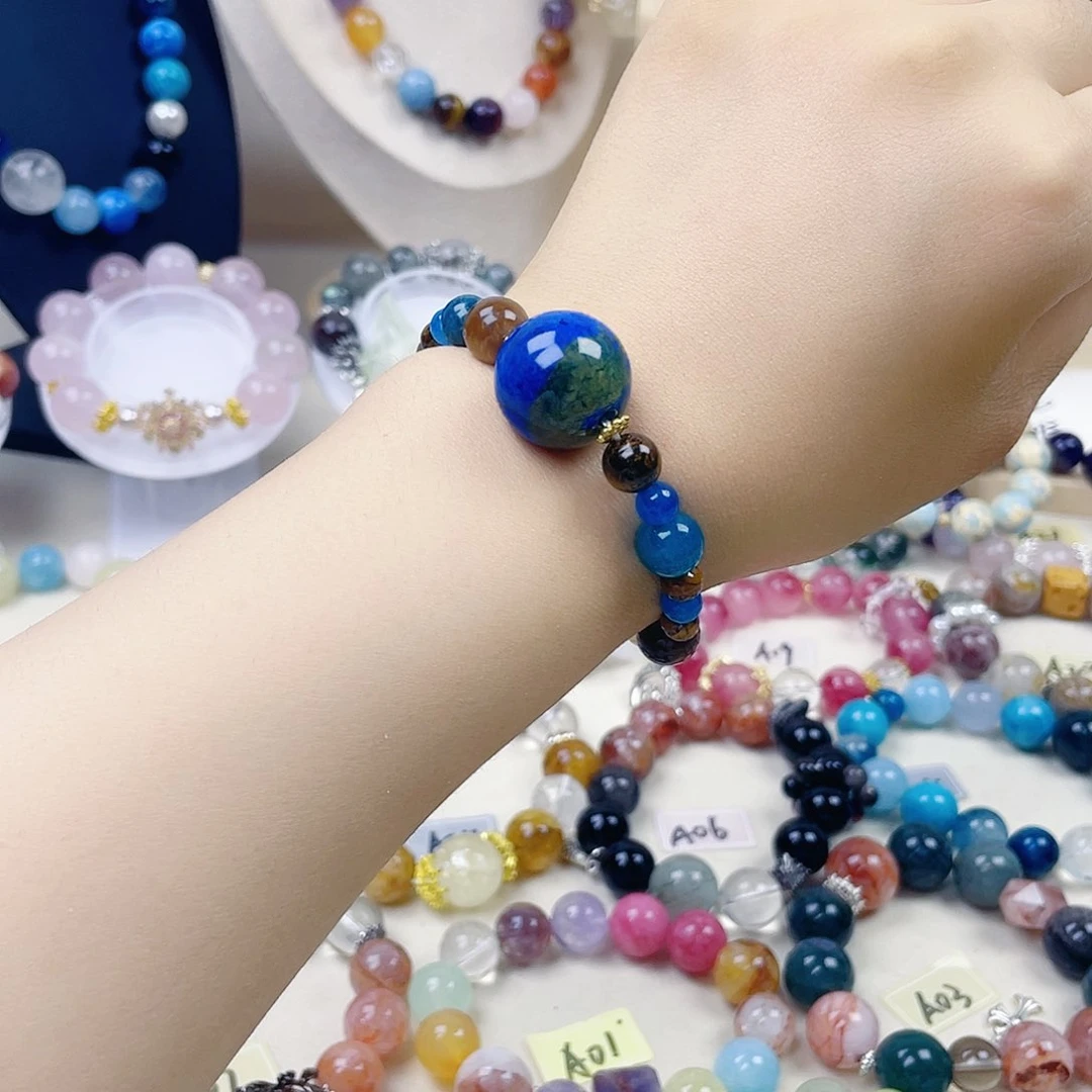 水晶手链银S925镶嵌