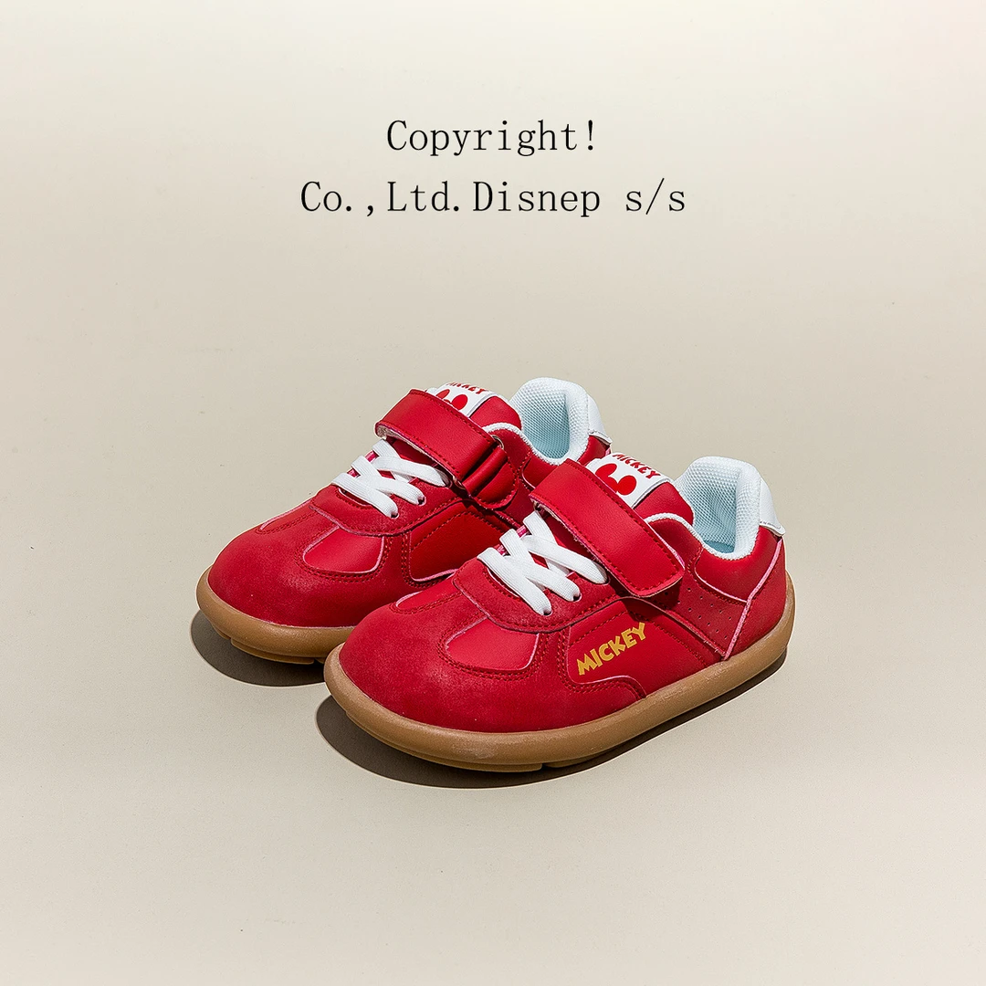 Disney/迪士尼童鞋2025春男童女童中大童运动德迅鞋软底低帮板鞋
