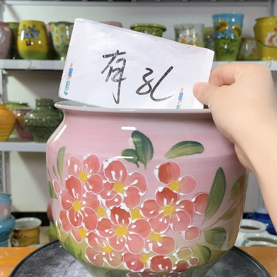 景德镇陶瓷花盆花器暇258