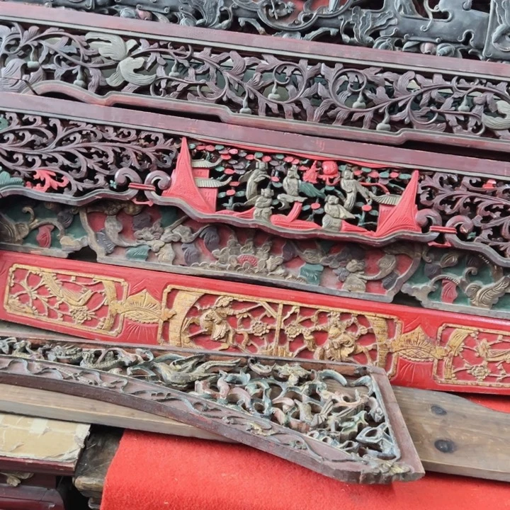 香榧木游*木雕工艺品，