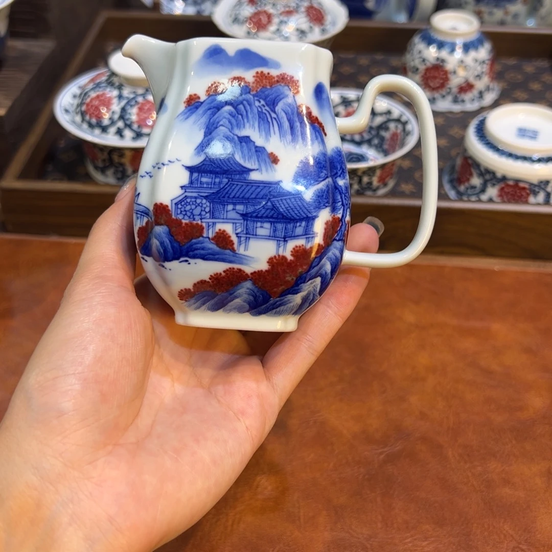 陶瓷摆件景德镇茶器百宝箱