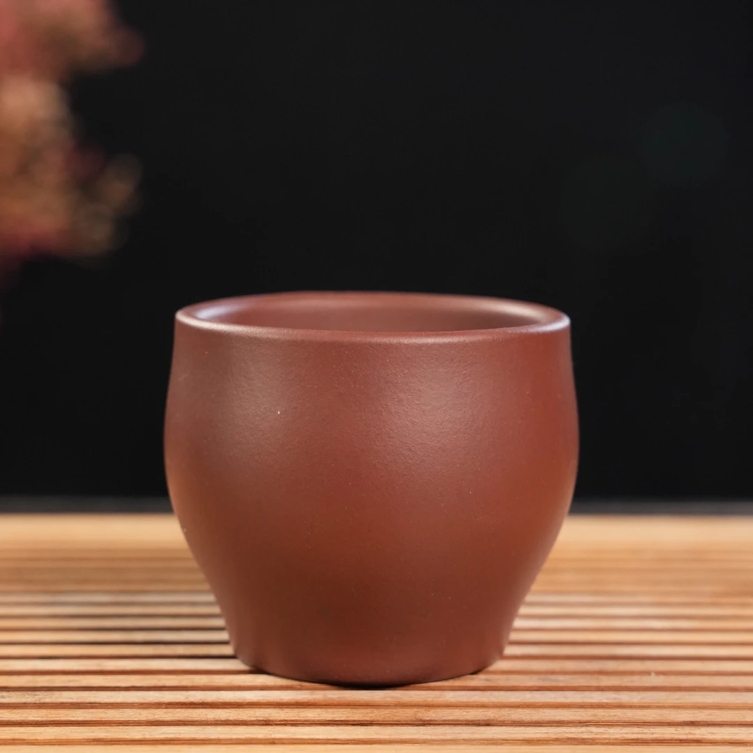 GS23-012  宜兴手工紫砂   光素主人杯