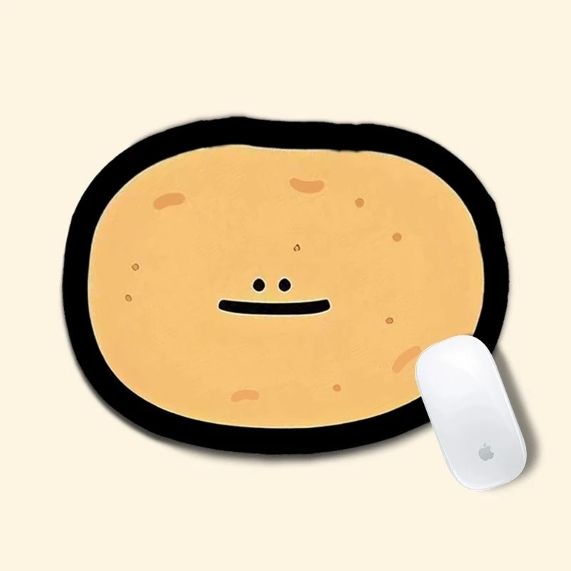 可爱异型搞笑小土豆鼠标垫女生宿舍办公家用小号鼠标垫可水洗通用
