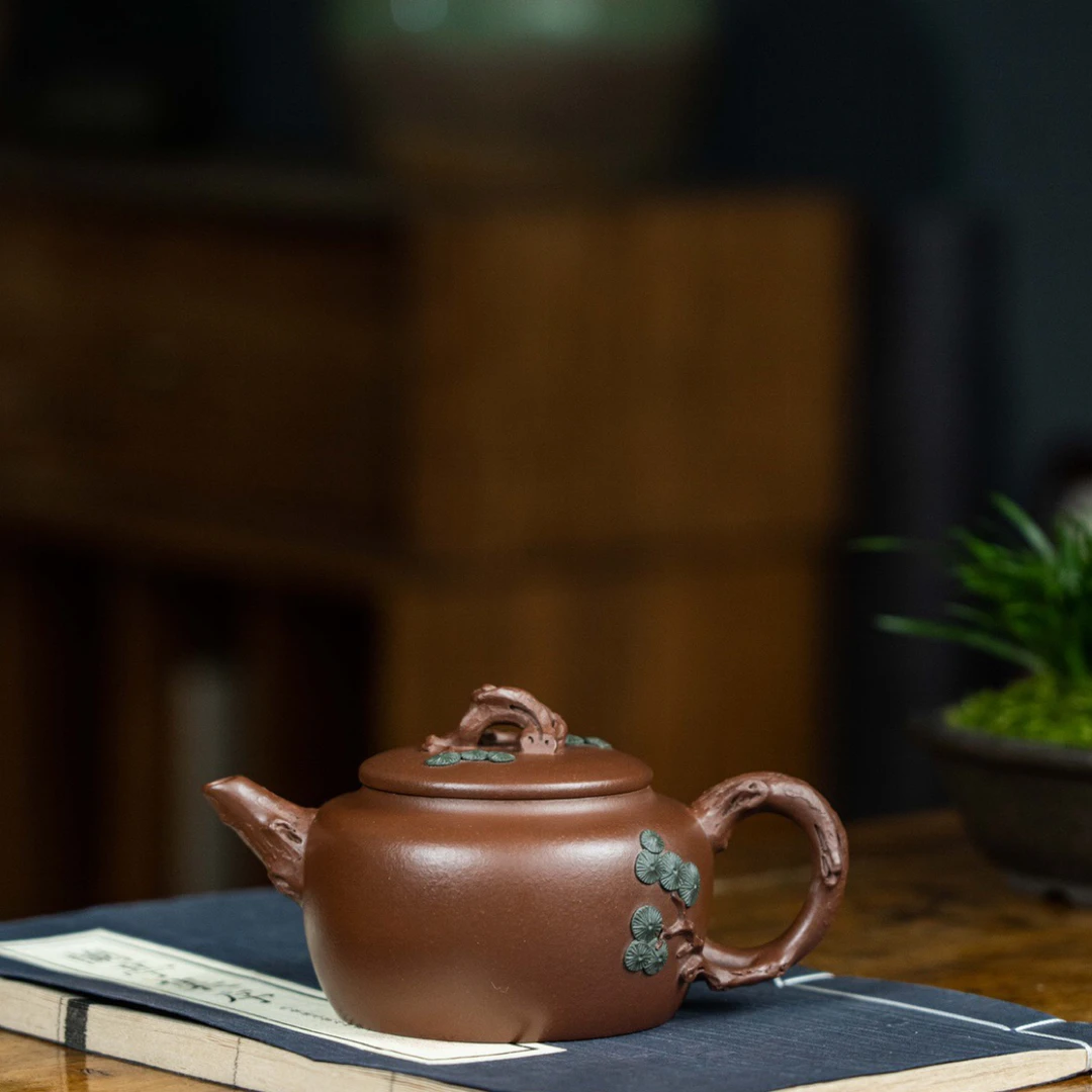 全手工作品来啦，超级重器【春华秋实】 优质老紫泥 220cc