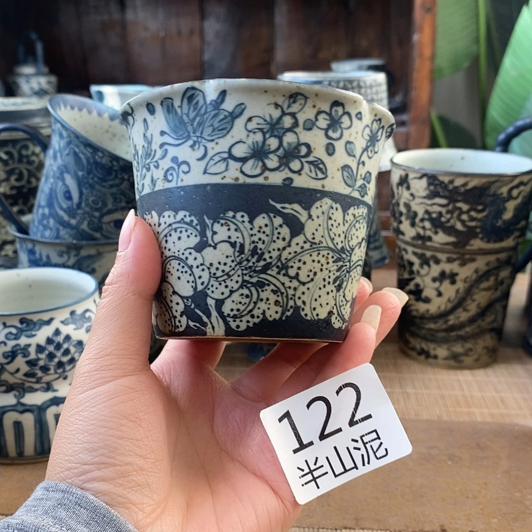 手工手绘青花高温陶瓷