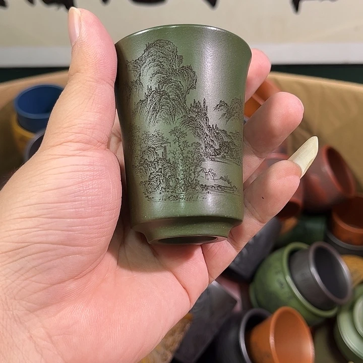 茶杯紫砂全手工紫砂主人杯