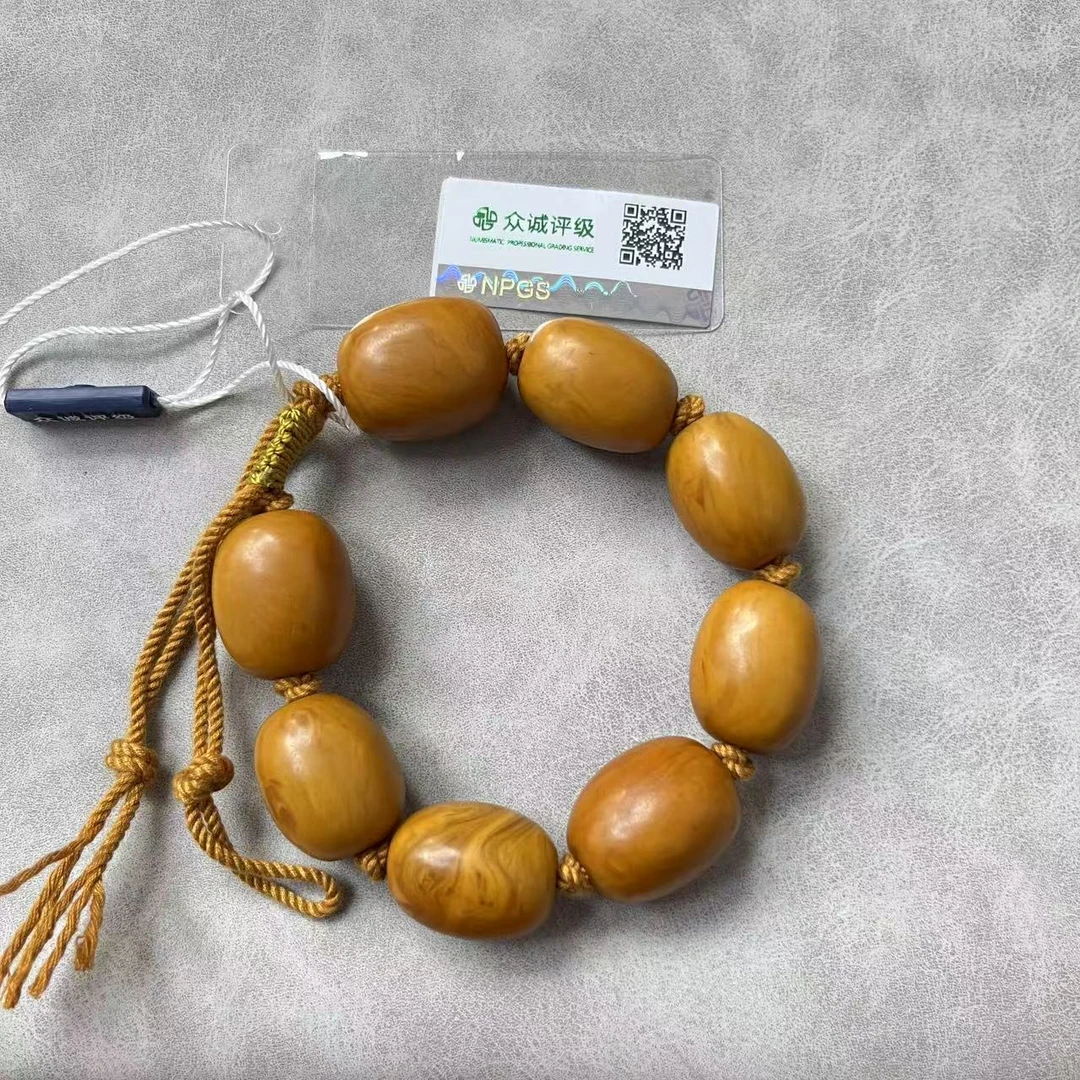 长筒珠蜜蜡手串 YZ0526［燕赵造物司］