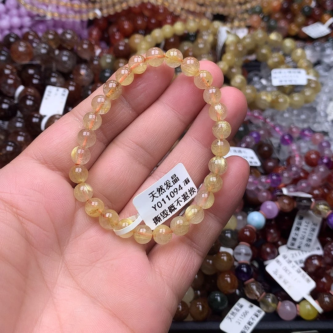 水晶手链未镶嵌，，