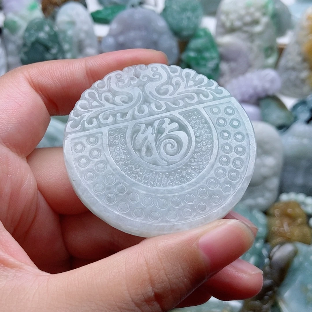 吊坠(不含链)未镶嵌翡翠1