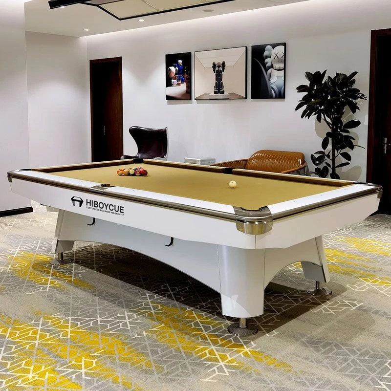 2025新款台球桌标准型九球桌商用黑八乒乓球桌台球桌室内家用