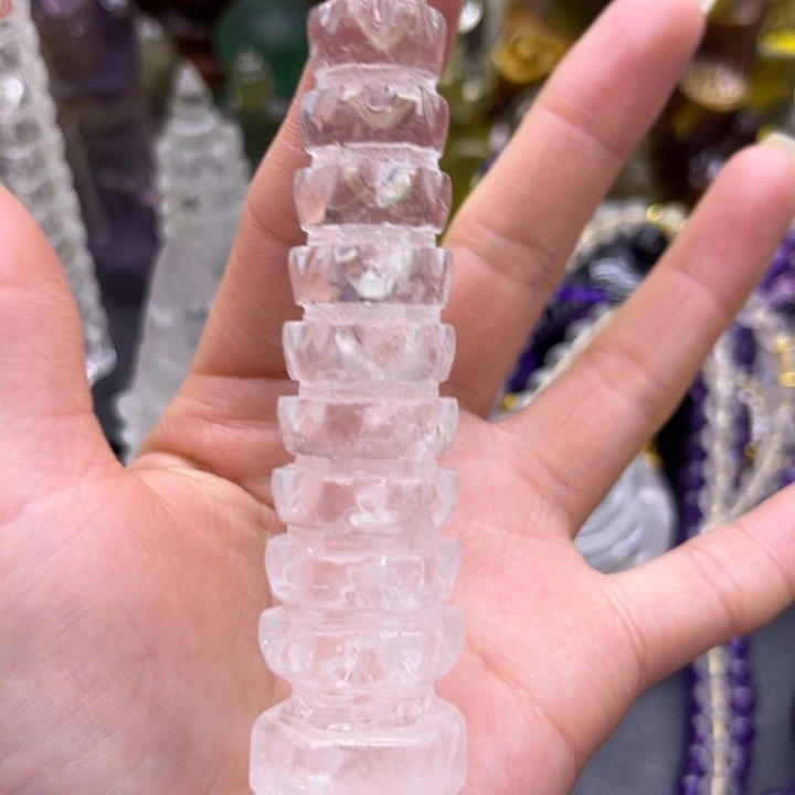 水晶珠宝半成品未镶嵌摆件