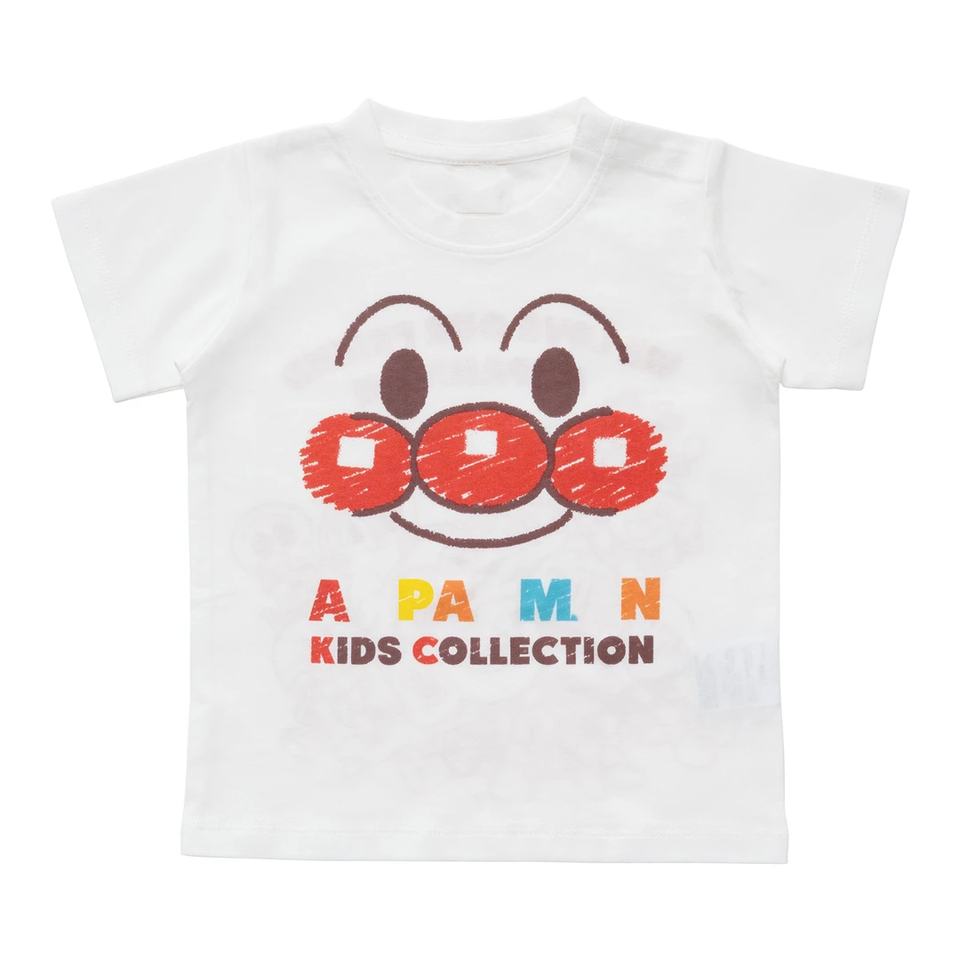 AA【25春夏新款】白色大面包宝宝满印全家福男女宝同款短袖T恤