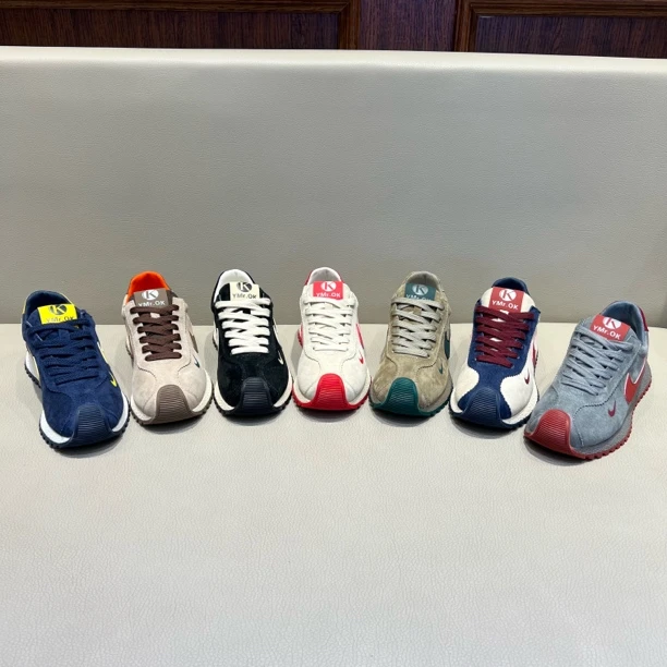 早秋新款新款低帮舒适透气百搭时尚男款运动鞋休闲鞋阿甘鞋