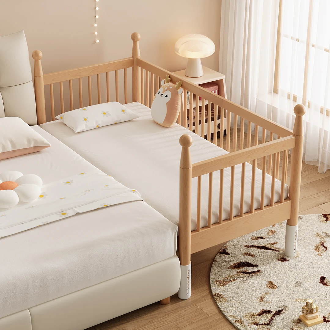 拼接床儿童床全实木加宽床边婴儿护栏床围栏男女孩单人床平接大床