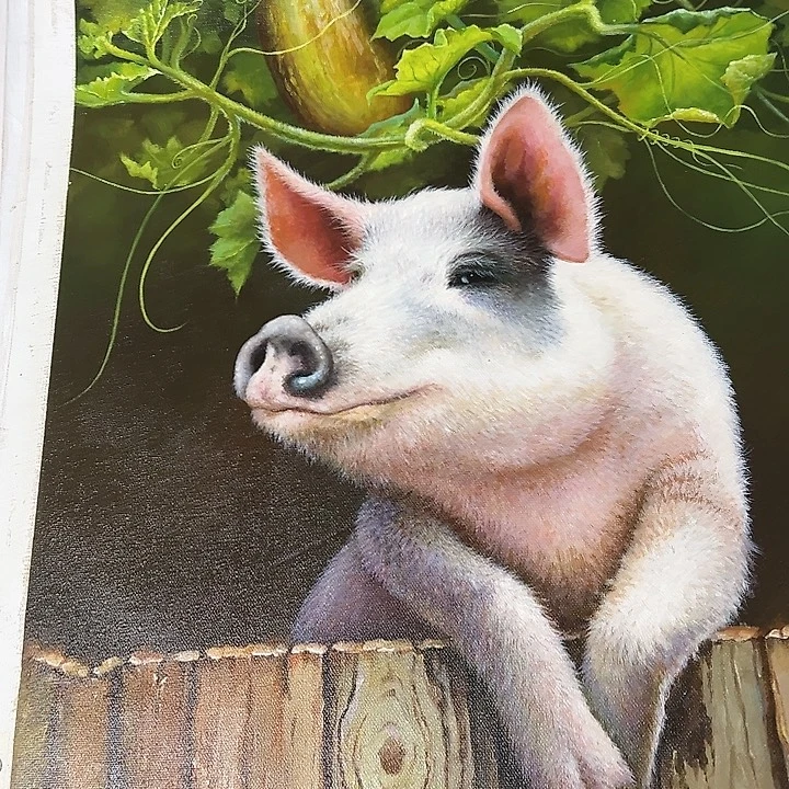 油画好影子一直仔仔细细
