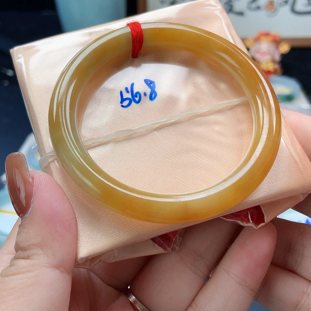 翡翠未镶嵌手镯46号