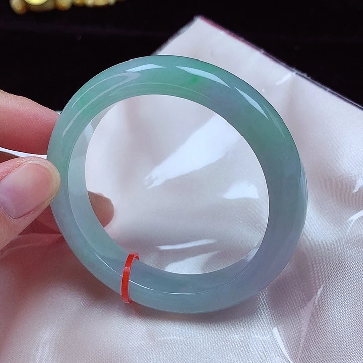 未镶嵌手镯翡翠55圈