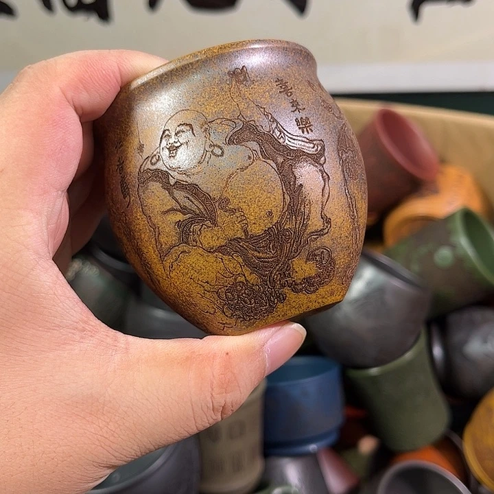 茶杯紫砂全手工紫砂主人杯