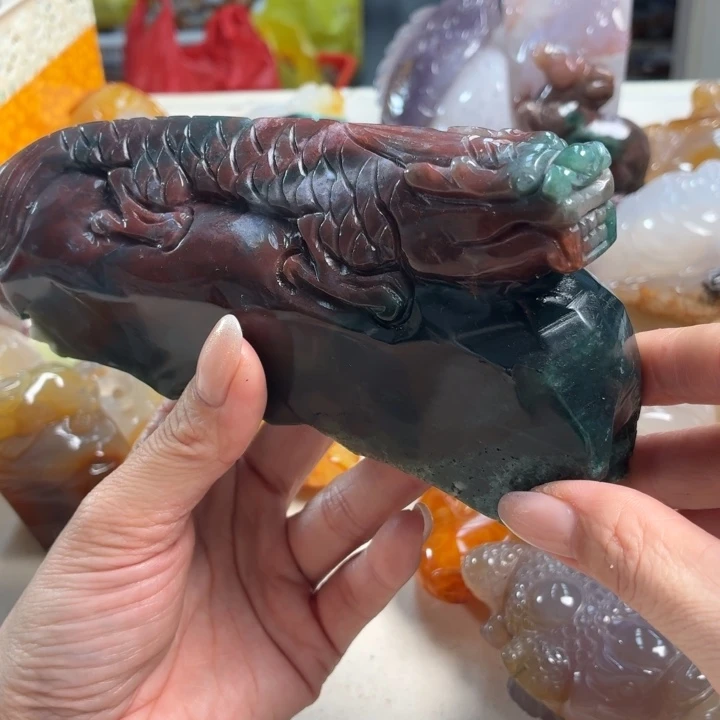 玛瑙/玉髓未镶嵌吊坠(不含链)