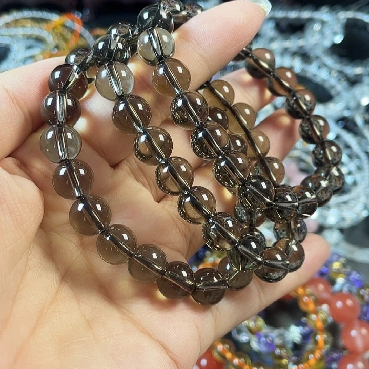 手链未镶嵌水晶巴西茶水9毫米