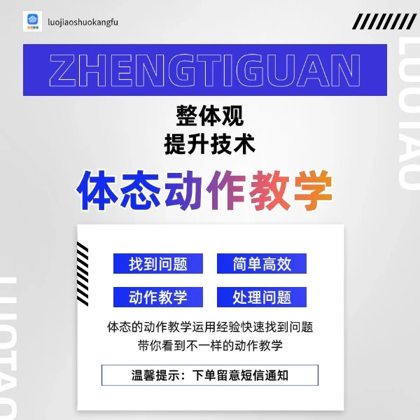 体态动作教学  -整体观 线上课
