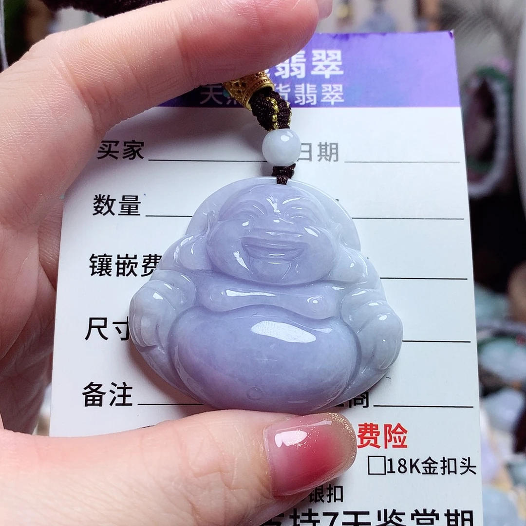 颈饰未镶嵌翡翠佛公07