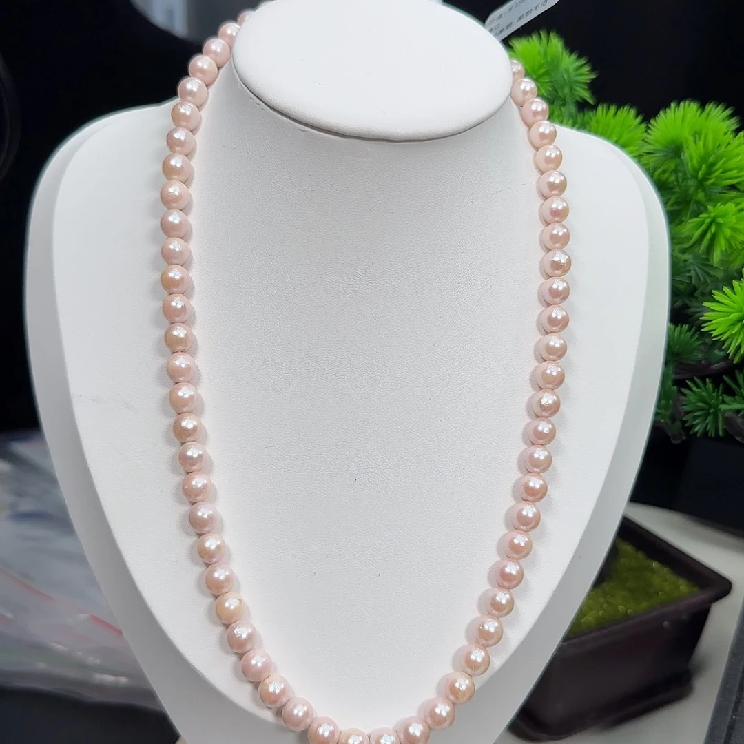 颈饰18K金镶嵌海水珍珠