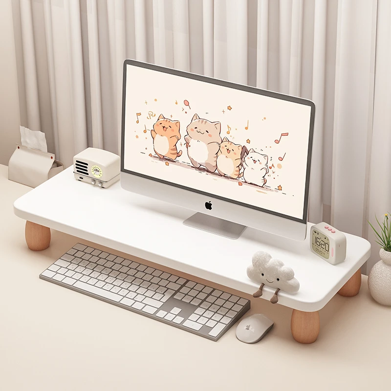 电脑增高架支架桌面增高台式办公桌宿舍改造神器女生工位收纳架子