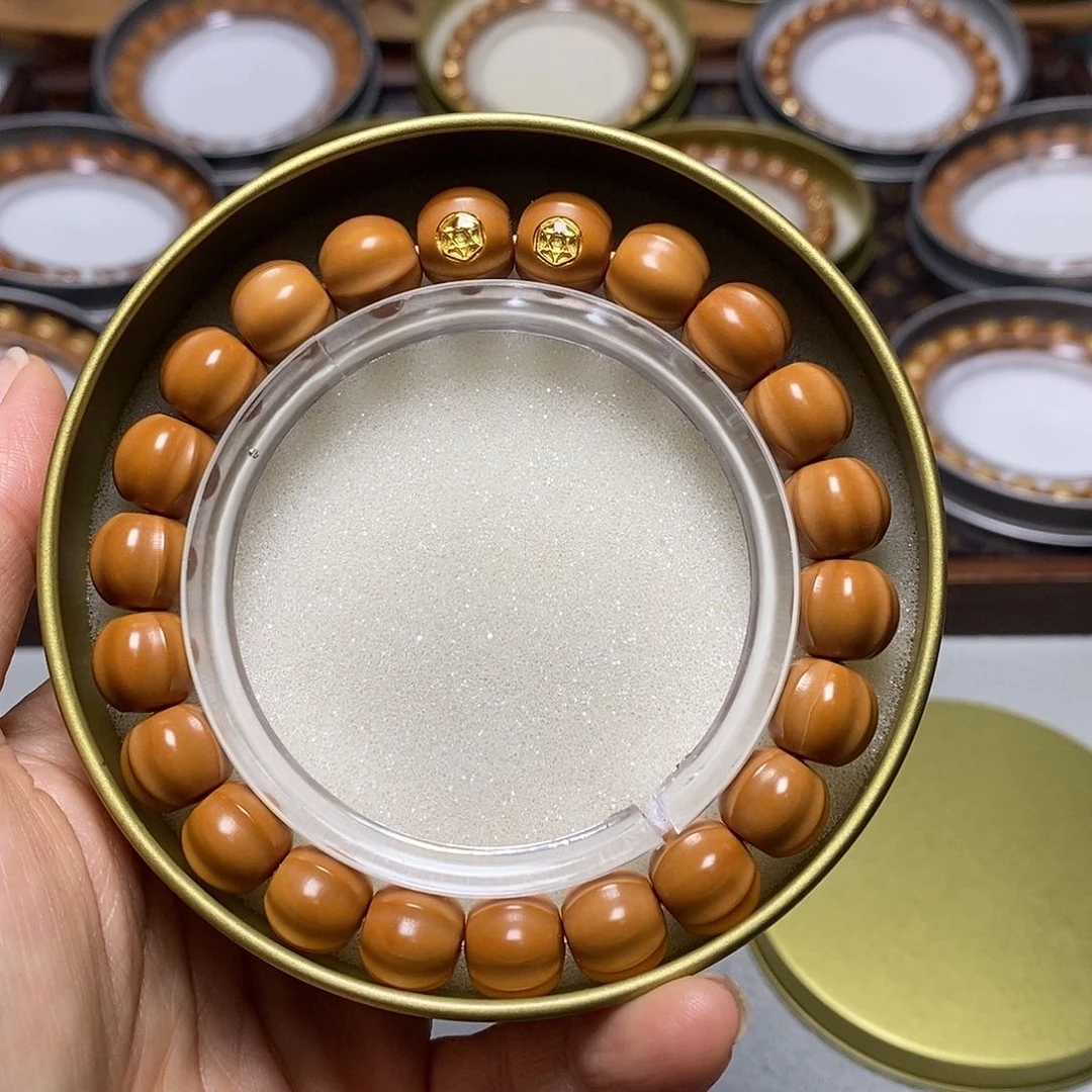 猴头核桃手串338号11左右18K双标毕业鲨鱼鳍全品