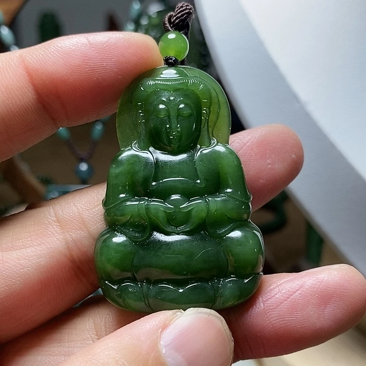 和田玉（碧玉）未镶嵌颈饰