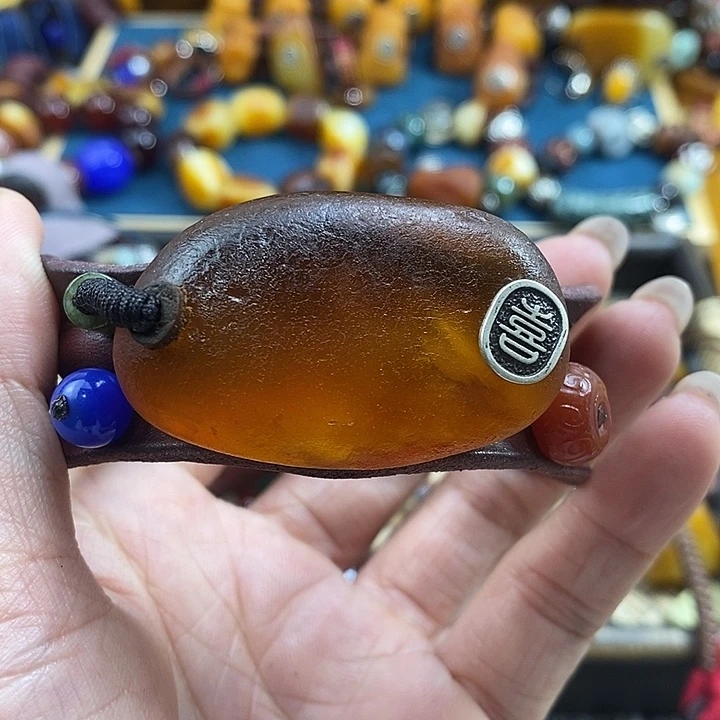 蜜蜡未镶嵌手镯手镯