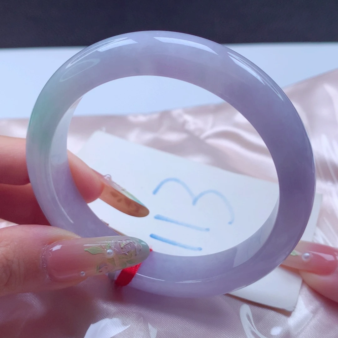 翡翠手镯未镶嵌天然缅甸翡翠A货手镯 13号