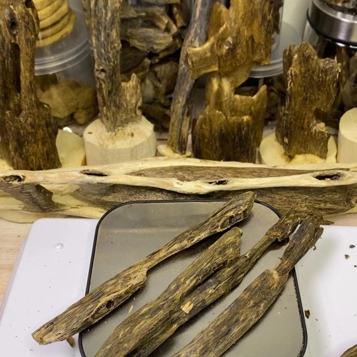 棋楠沉香树心枝条58g